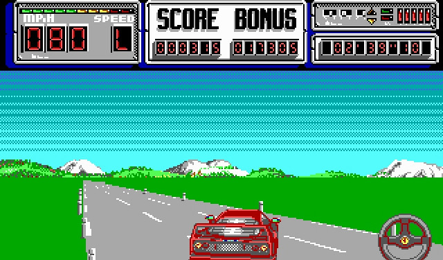 Скриншот из игры Crazy Cars 2