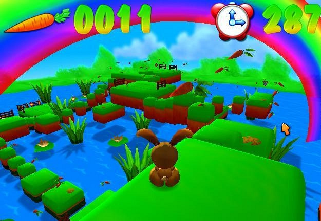 Скриншот из игры Crazy Bunny