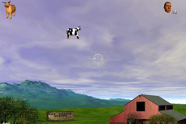 Скриншот из игры Cow Hunter