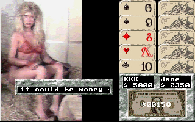 Скриншот из игры Cover Girl Strip Poker