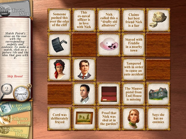 Скриншот из игры Agatha Christie: Peril at End House