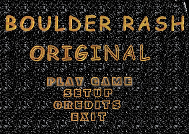 Скриншот из игры Boulder Rash Original