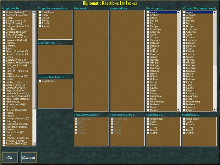 Скриншот из игры Empires in Arms