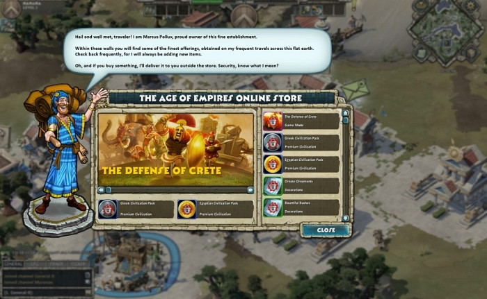 Скриншот из игры Age of Empires Online