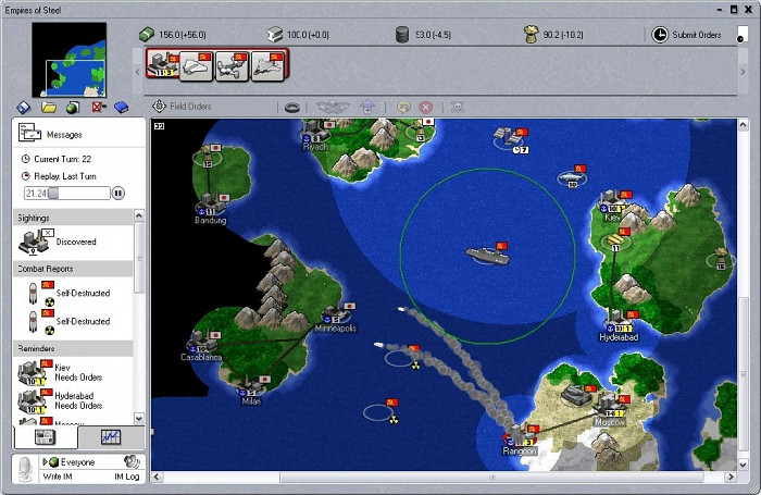 Скриншот из игры Empires of Steel