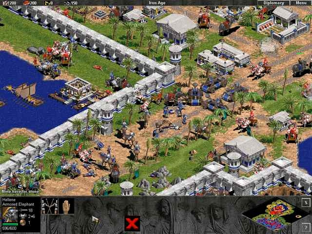Скриншот из игры Age of Empires: The Rise of Rome