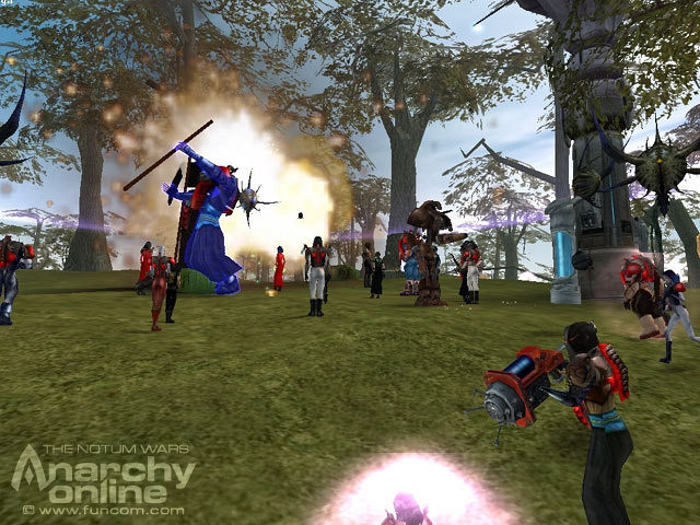 Скриншот из игры Anarchy Online: The Notum Wars