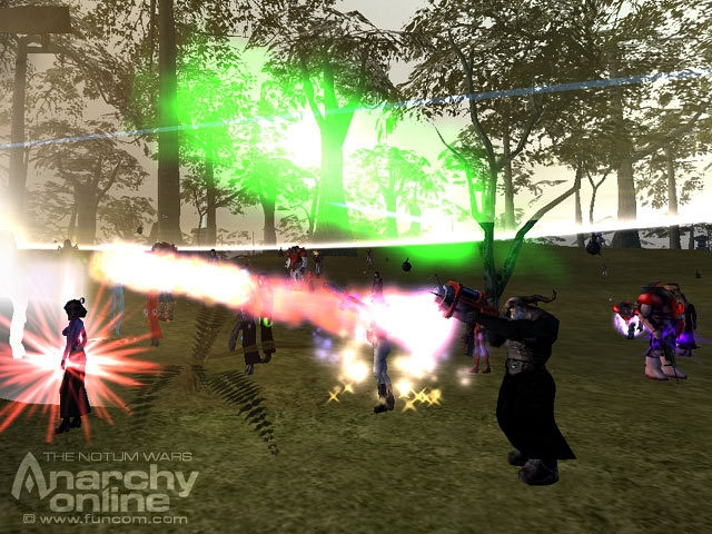 Скриншот из игры Anarchy Online: The Notum Wars