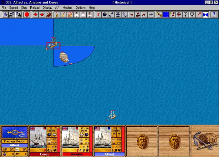 Скриншот из игры Age of Sail