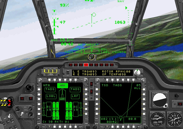 Скриншот из игры AH-64D Longbow