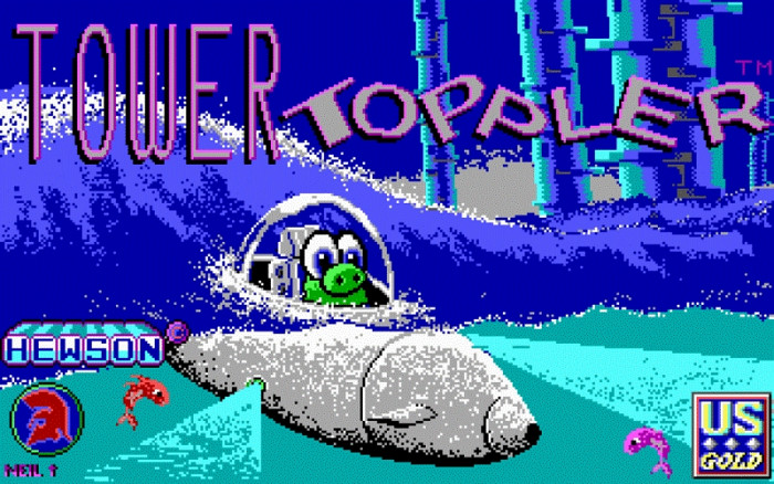 Скриншот из игры Tower Toppler (Nebulus)