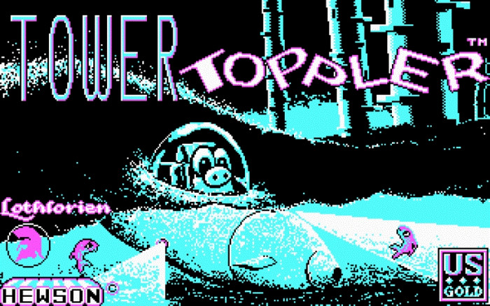 Скриншот из игры Tower Toppler (Nebulus)