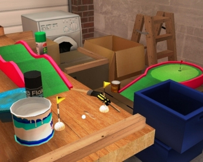 Скриншот из игры Toy Golf Extreme