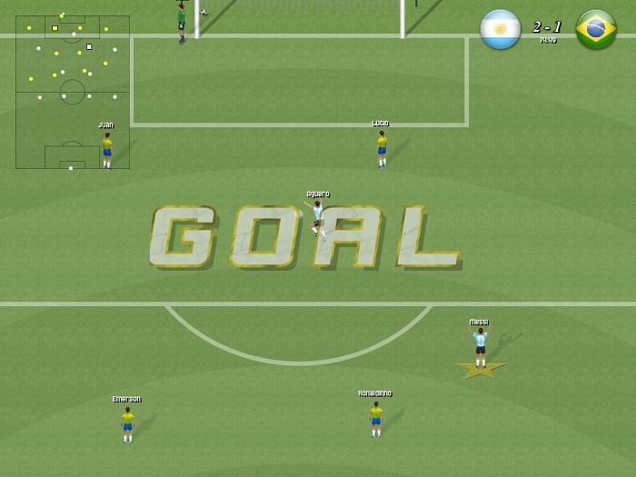 Скриншот из игры Awesome Soccer