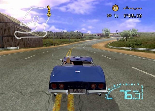 Скриншот из игры Corvette