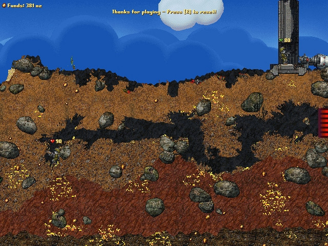 Скриншот из игры Cortex Command