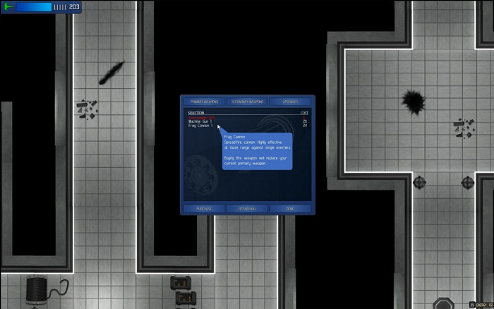 Скриншот из игры Core Fighter