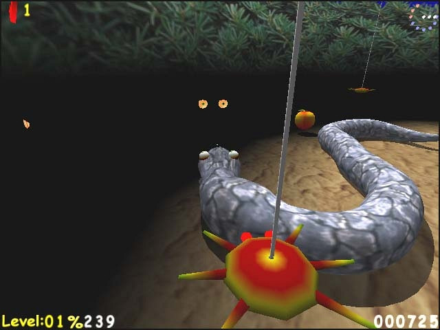 Скриншот из игры AxySnake