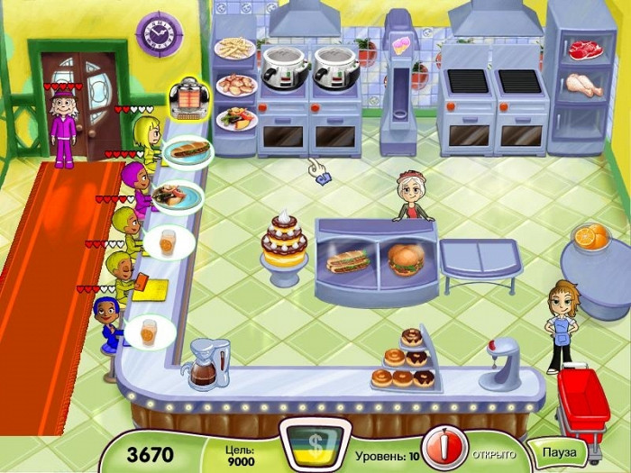 Скриншот из игры Cooking Dash