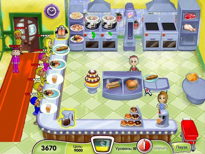 Скриншот из игры Cooking Dash