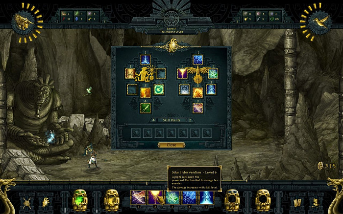Скриншот из игры Aztaka