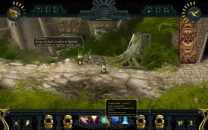 Скриншот из игры Aztaka