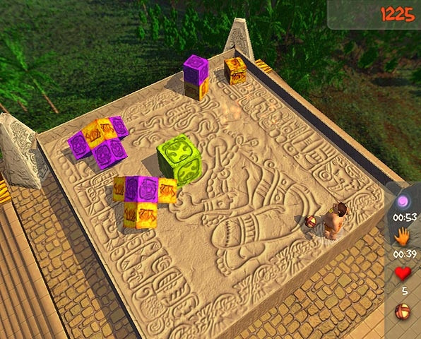 Скриншот из игры Aztec Ball