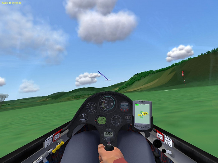 Скриншот из игры Condor: The Competition Soaring Simulator