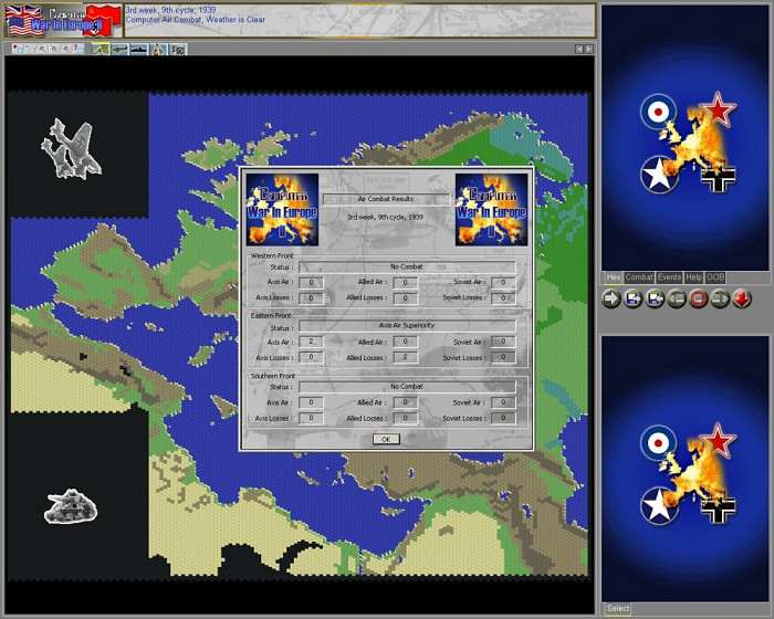 Скриншот из игры Computer War in Europe