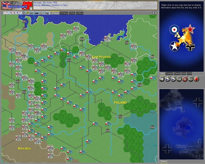 Скриншот из игры Computer War in Europe