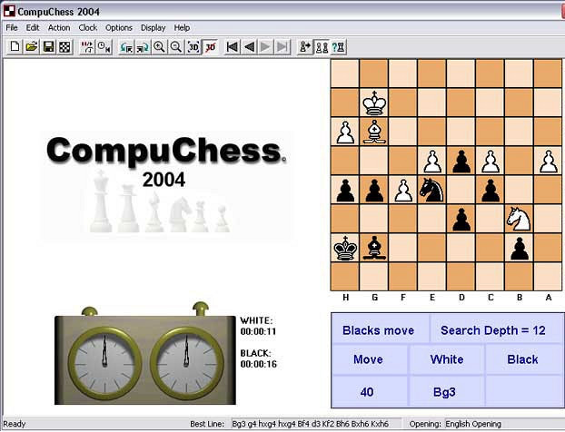 Скриншот из игры CompuChess 2004