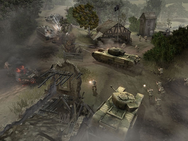 Скриншот из игры Company of Heroes: Opposing Fronts