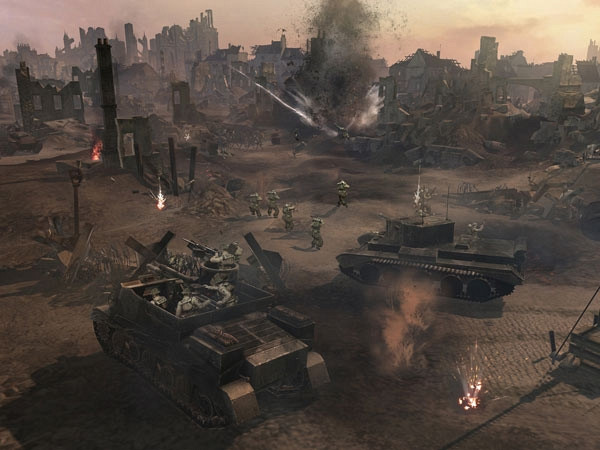 Скриншот из игры Company of Heroes: Opposing Fronts