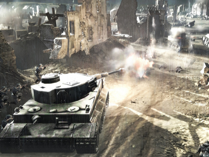 Скриншот из игры Company of Heroes: Opposing Fronts