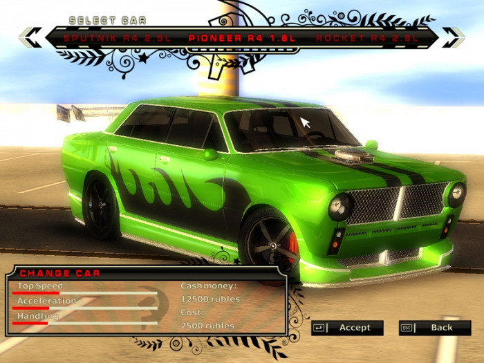 Скриншот из игры Communism Muscle Cars