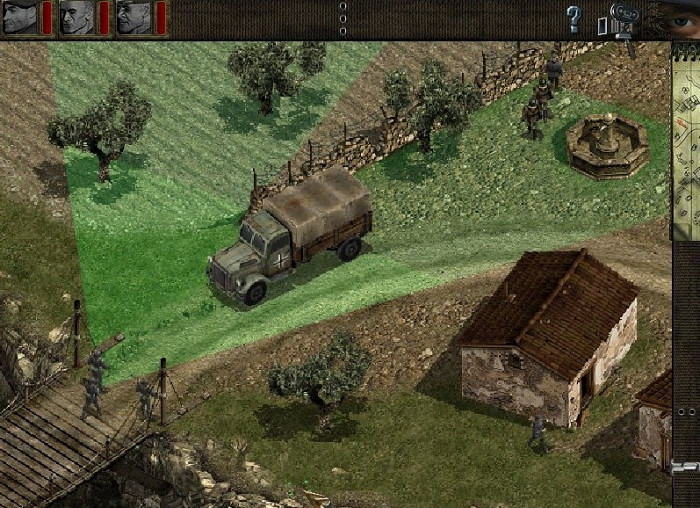 Скриншот из игры Commandos: Beyond the Call of Duty