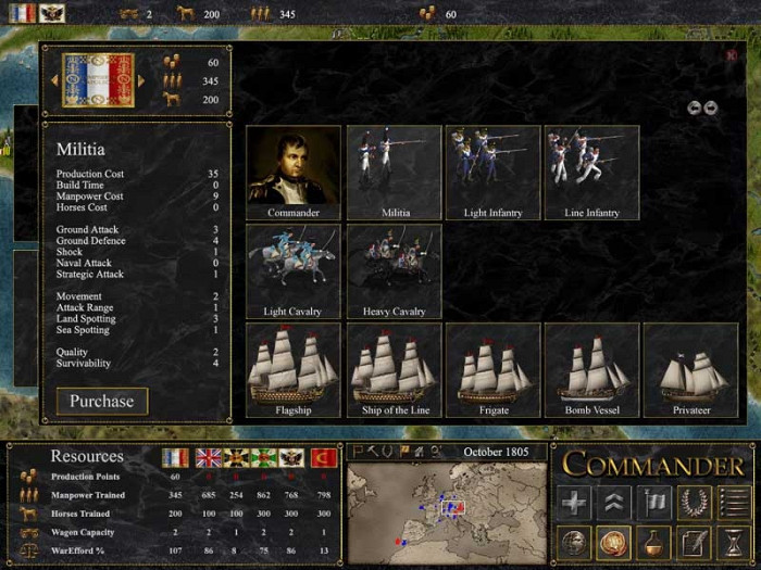 Скриншот из игры Commander: Napoleon at War