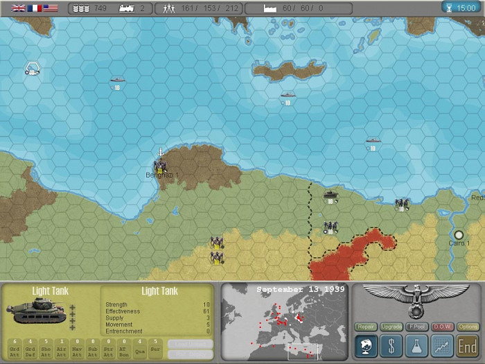 Скриншот из игры Commander: Europe at War