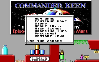 Скриншот из игры Commander Keen: Marooned on Mars