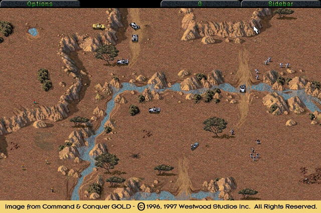 Скриншот из игры Command & Conquer Gold