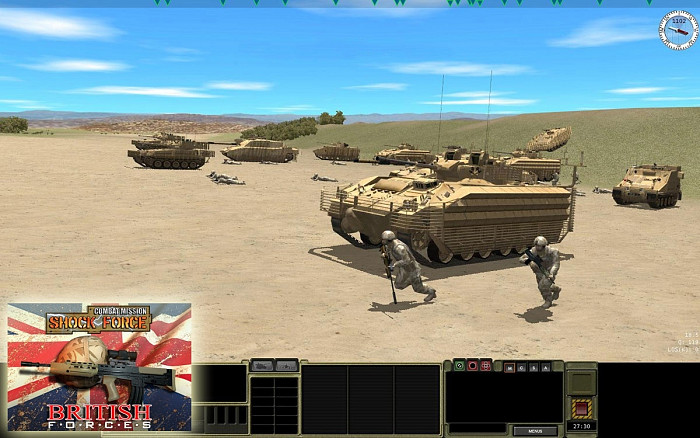 Скриншот из игры Combat Mission: Shock Force British Forces