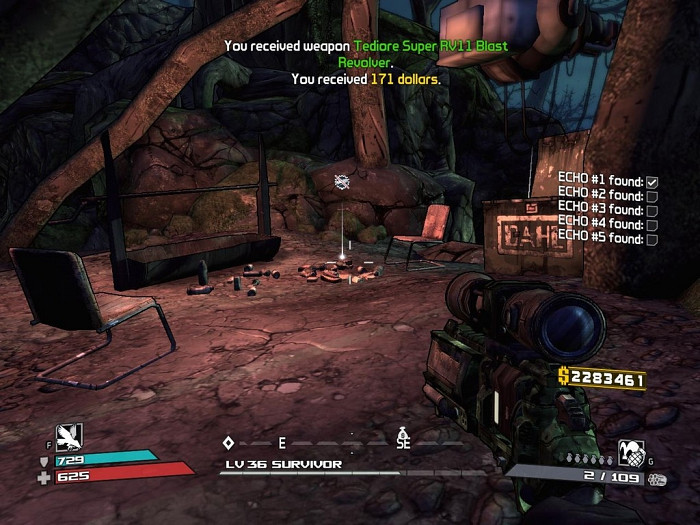Скриншот из игры Borderlands: Zombie Island of Dr. Ned