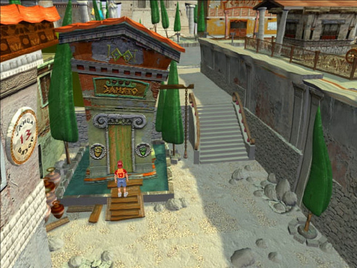 Скриншот из игры Bonzo: Escape from Olympus