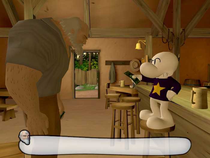 Скриншот из игры Bone: The Great Cow Race