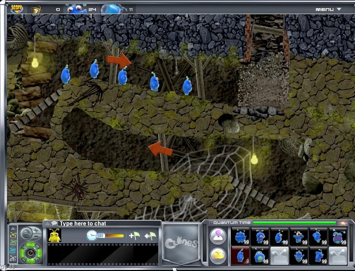 Скриншот из игры Clones
