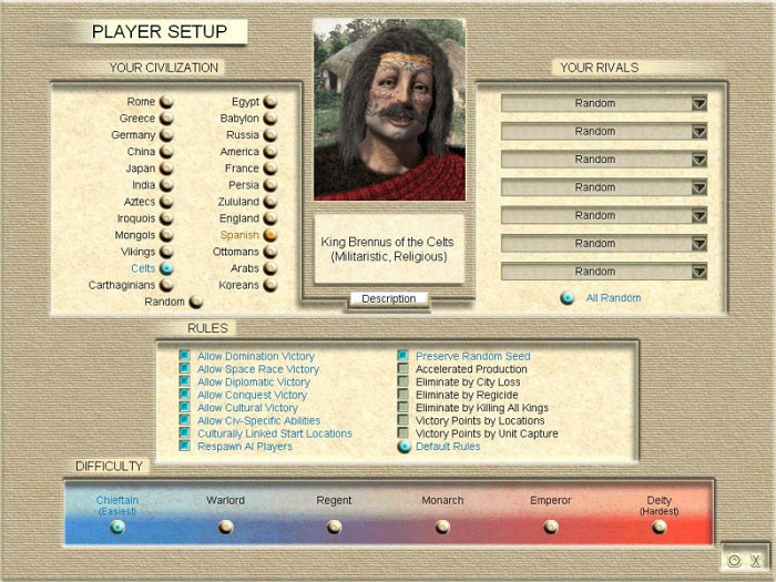 Скриншот из игры Civilization III
