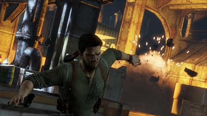 Скриншот из игры Uncharted 3: Drake's Deception