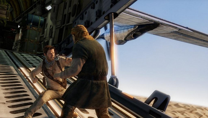 Скриншот из игры Uncharted 3: Drake's Deception