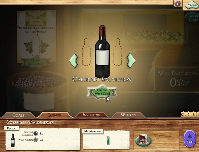 Скриншот из игры Winemaker Extraordinaire