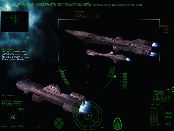 Скриншот из игры Wing Commander: The Kilrathi Saga